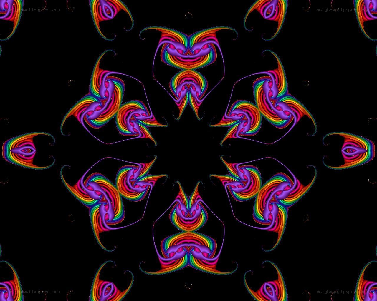 colorful fractal mandala