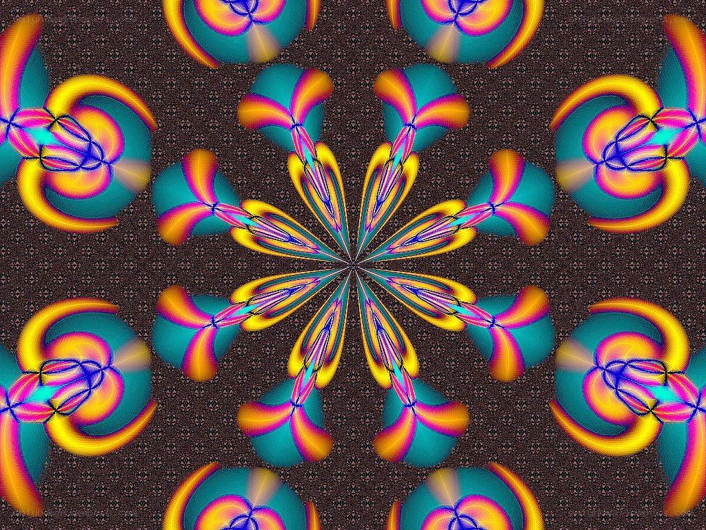 colorful fractal mandala
