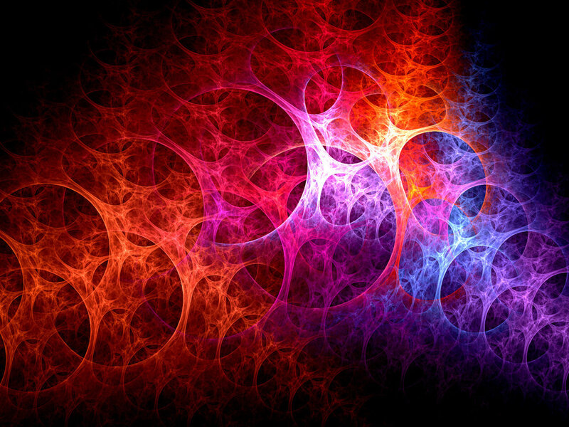 colorful fractal network