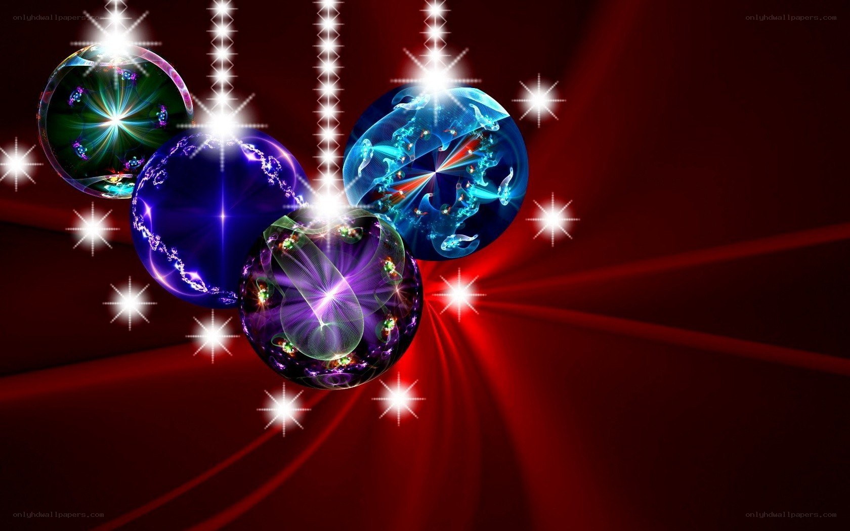 colorful fractal ornaments