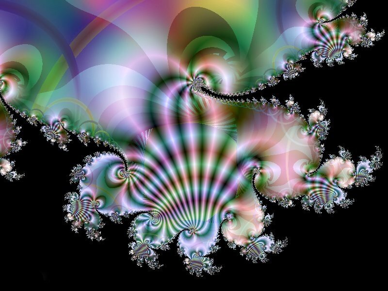 Colorful fractal pattern