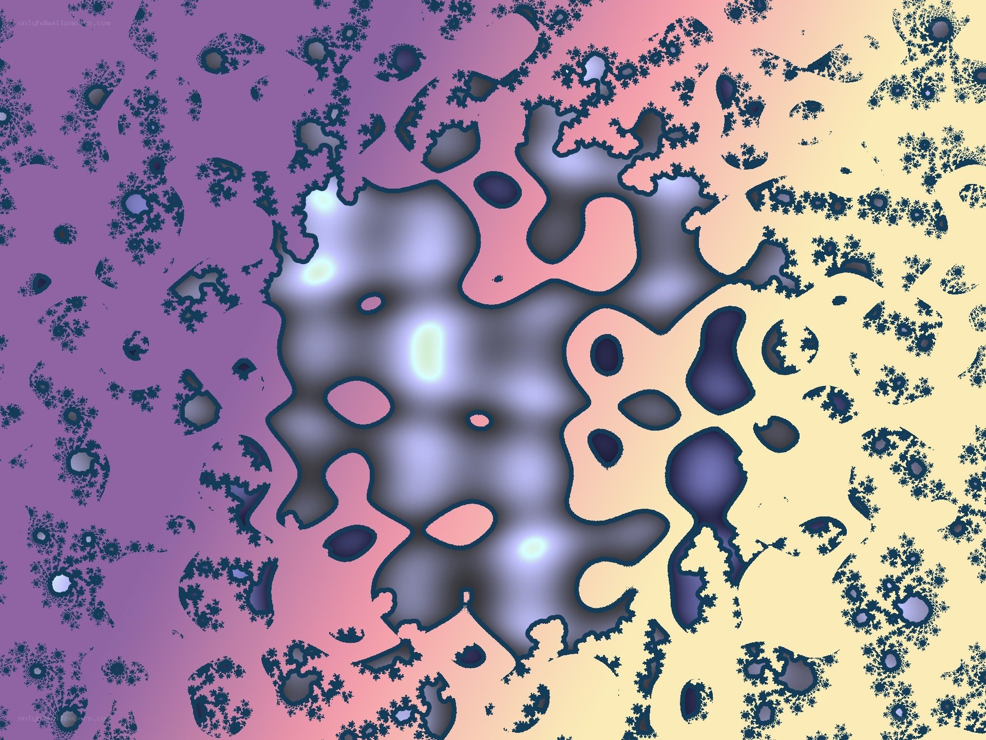 Colorful fractal pattern