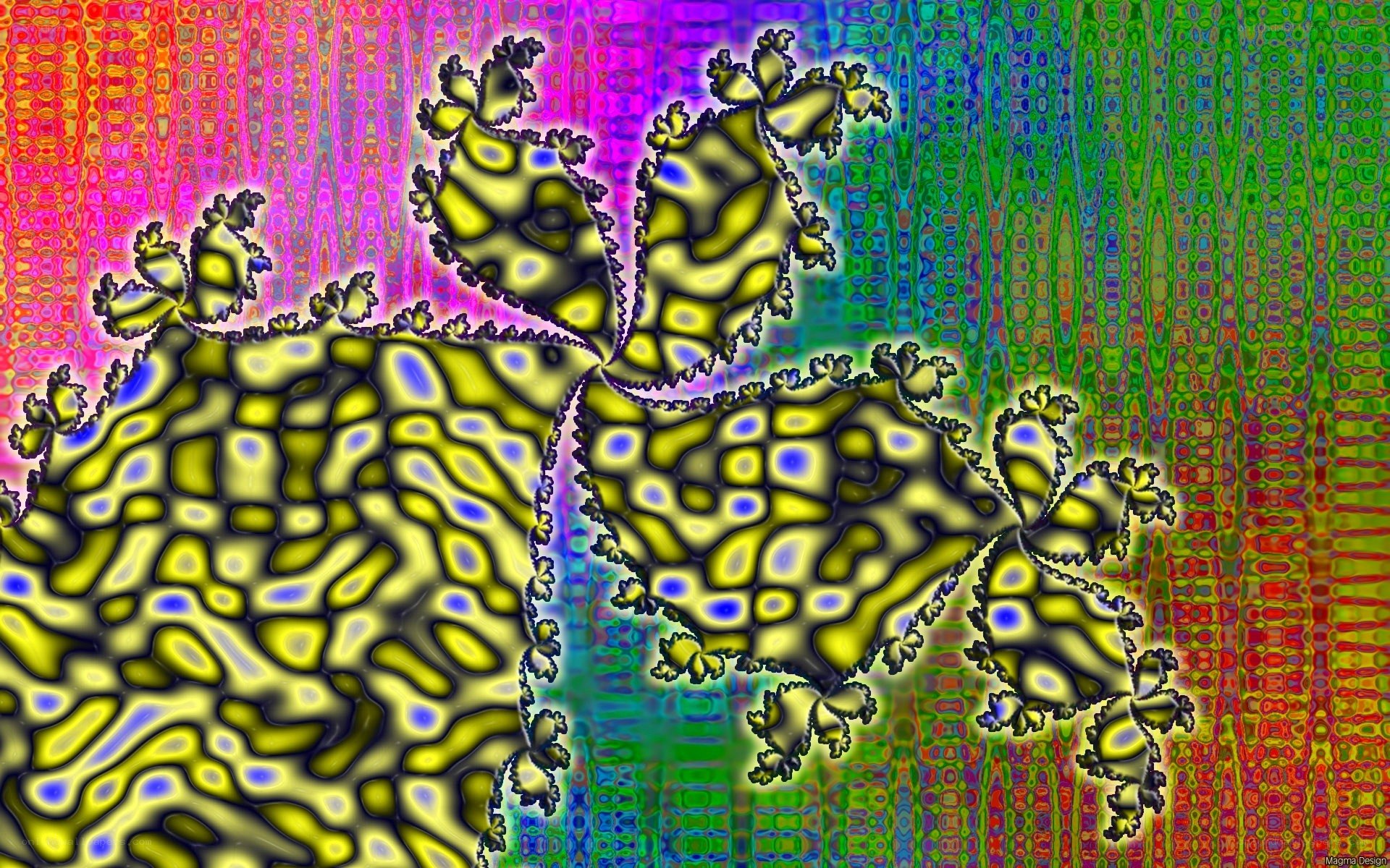 Colorful fractal pattern