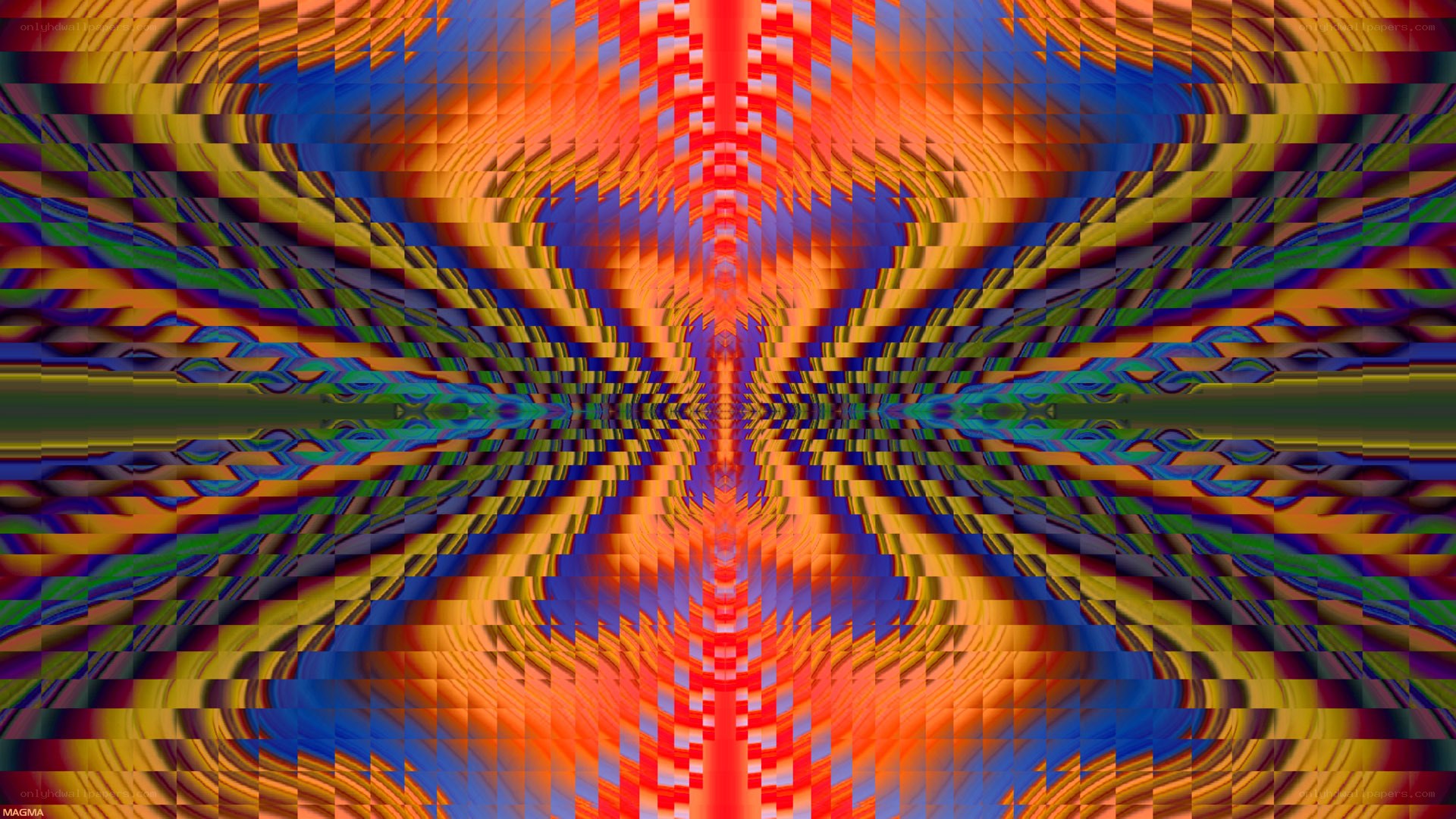 Colorful fractal pattern