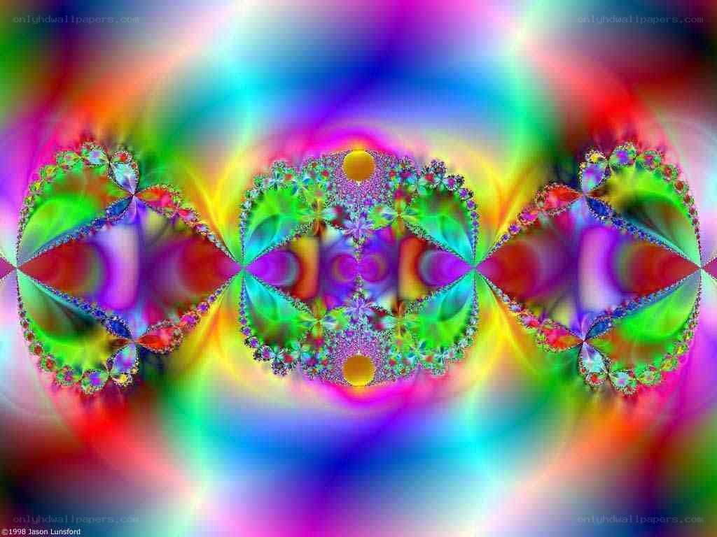 Colorful fractal pattern