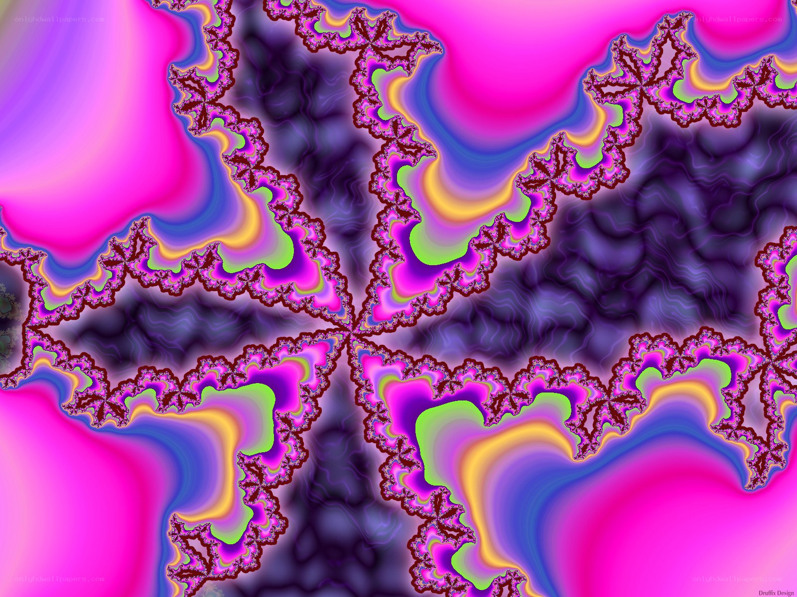 Colorful fractal pattern