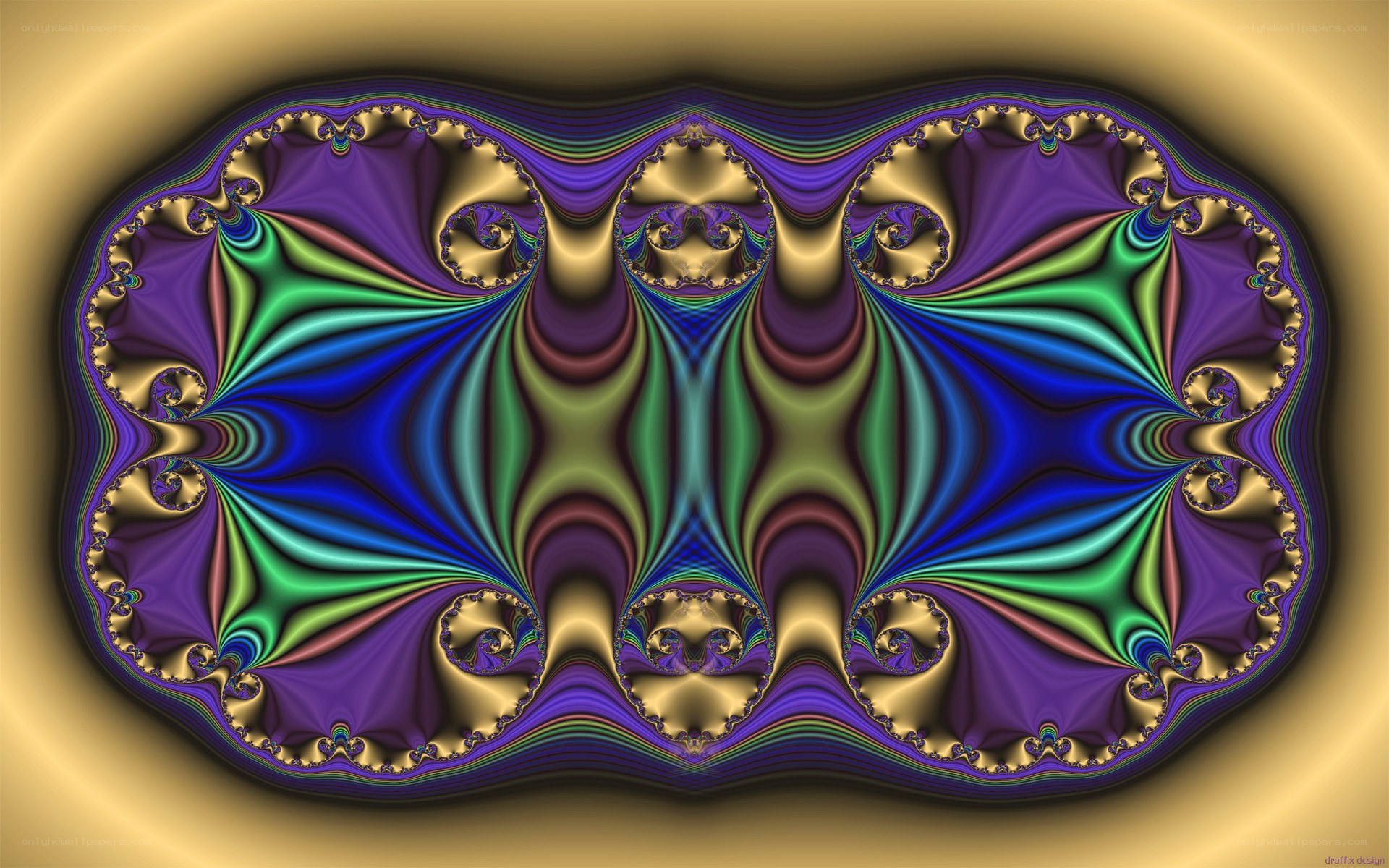 Colorful fractal pattern