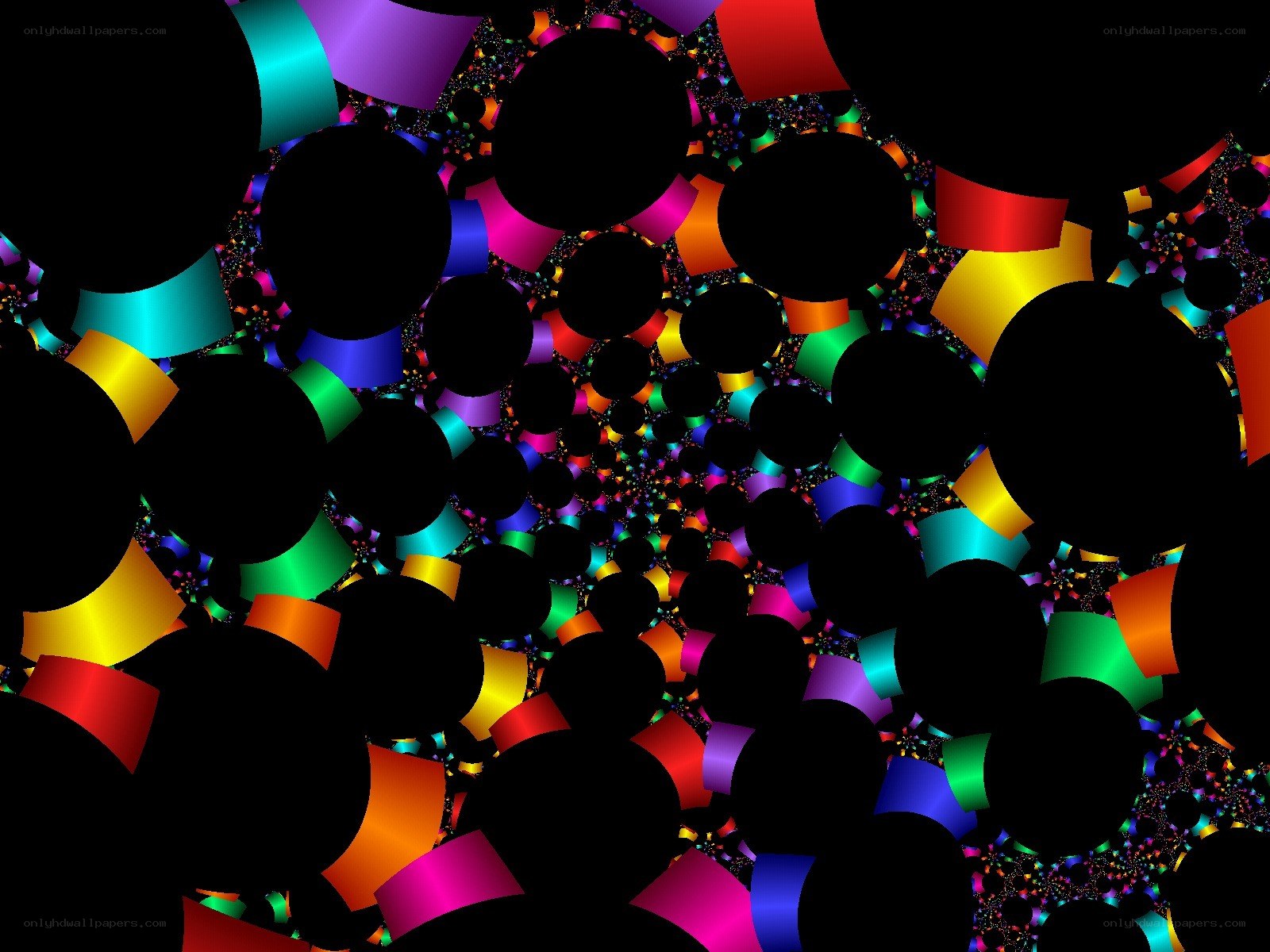 Colorful fractal pattern