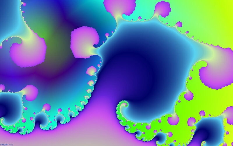 Colorful fractal pattern