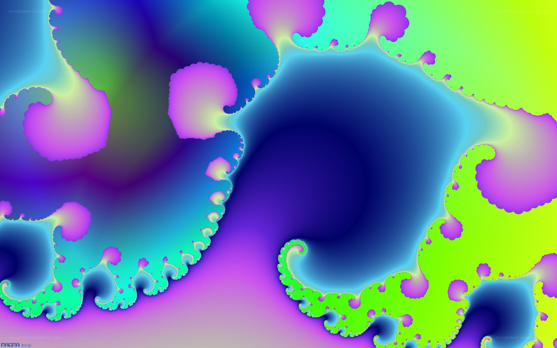 Colorful fractal pattern