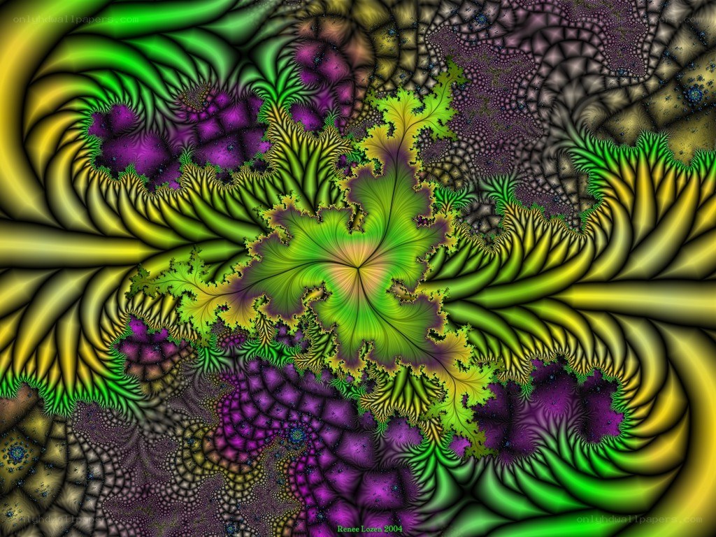Colorful fractal pattern
