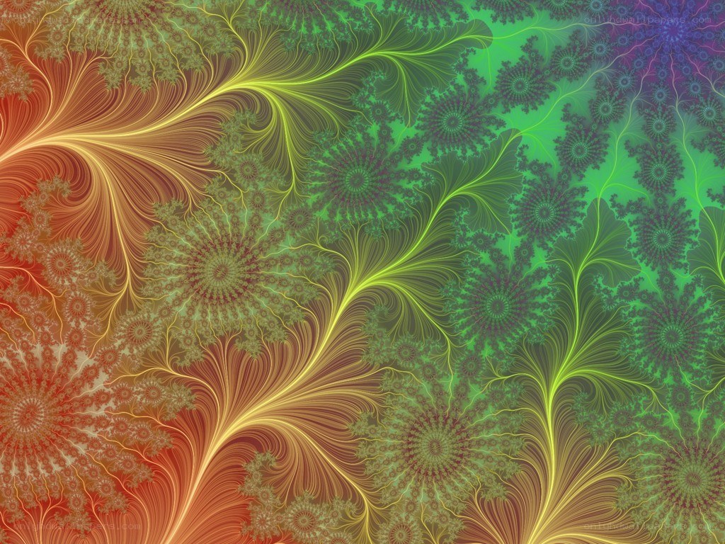 Colorful fractal pattern
