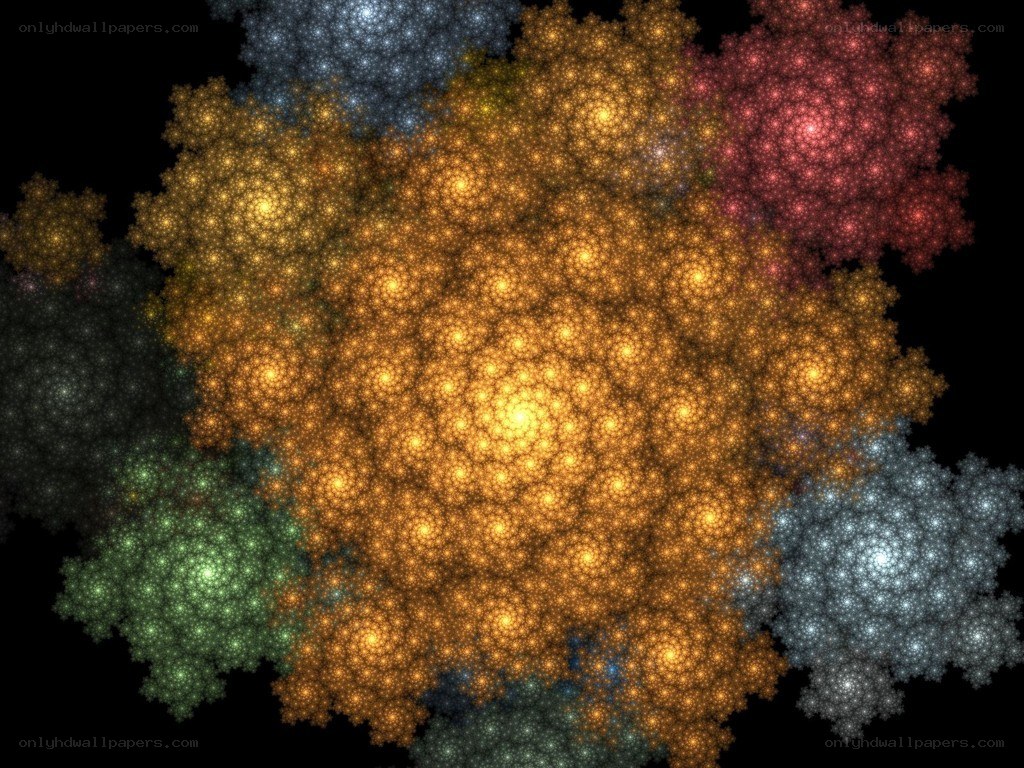 Colorful fractal pattern