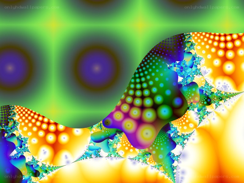 Colorful fractal pattern
