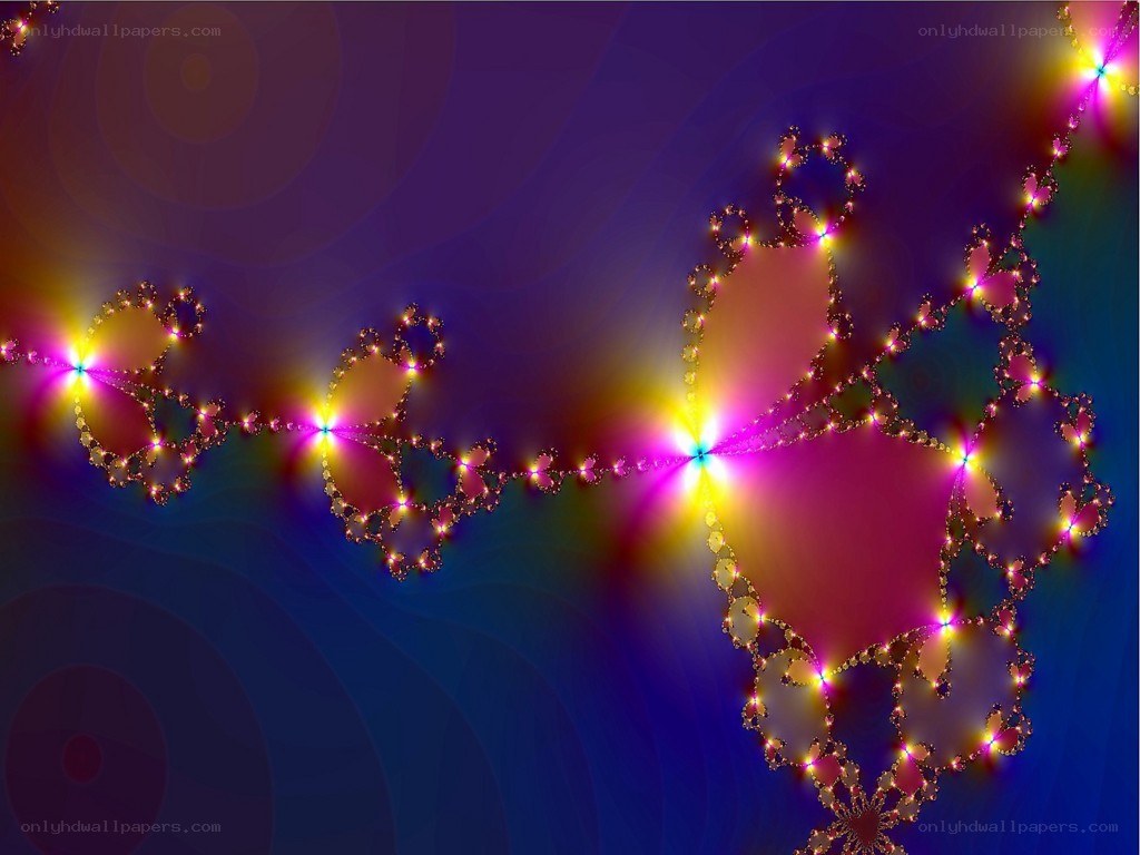 Colorful fractal pattern