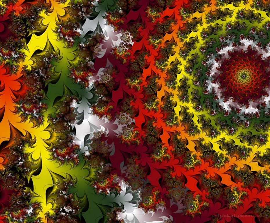 Colorful fractal pattern