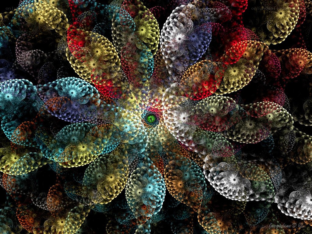 Colorful fractal pattern