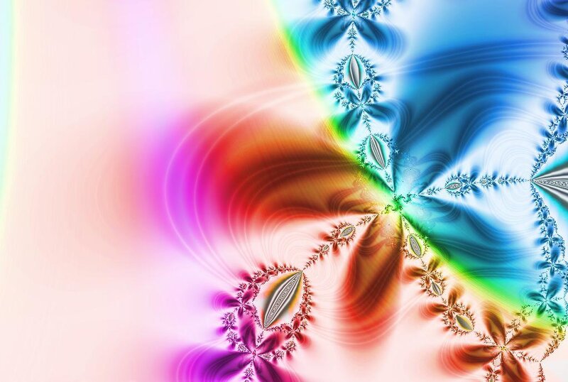 Colorful fractal pattern