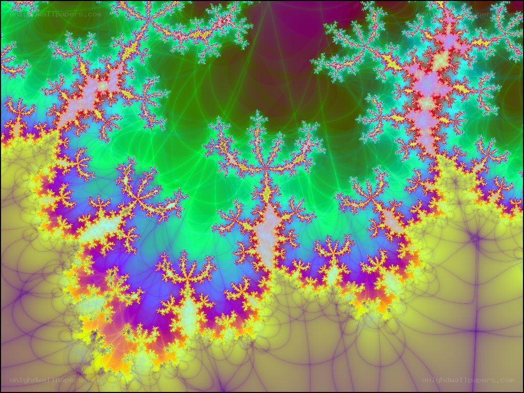 Colorful fractal pattern