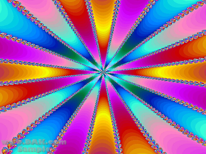 Colorful fractal pattern