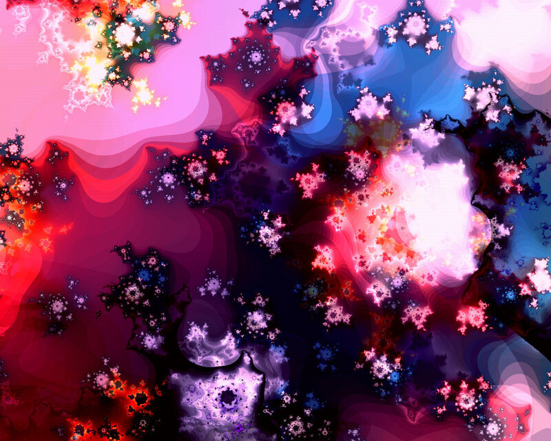 Colorful fractal pattern