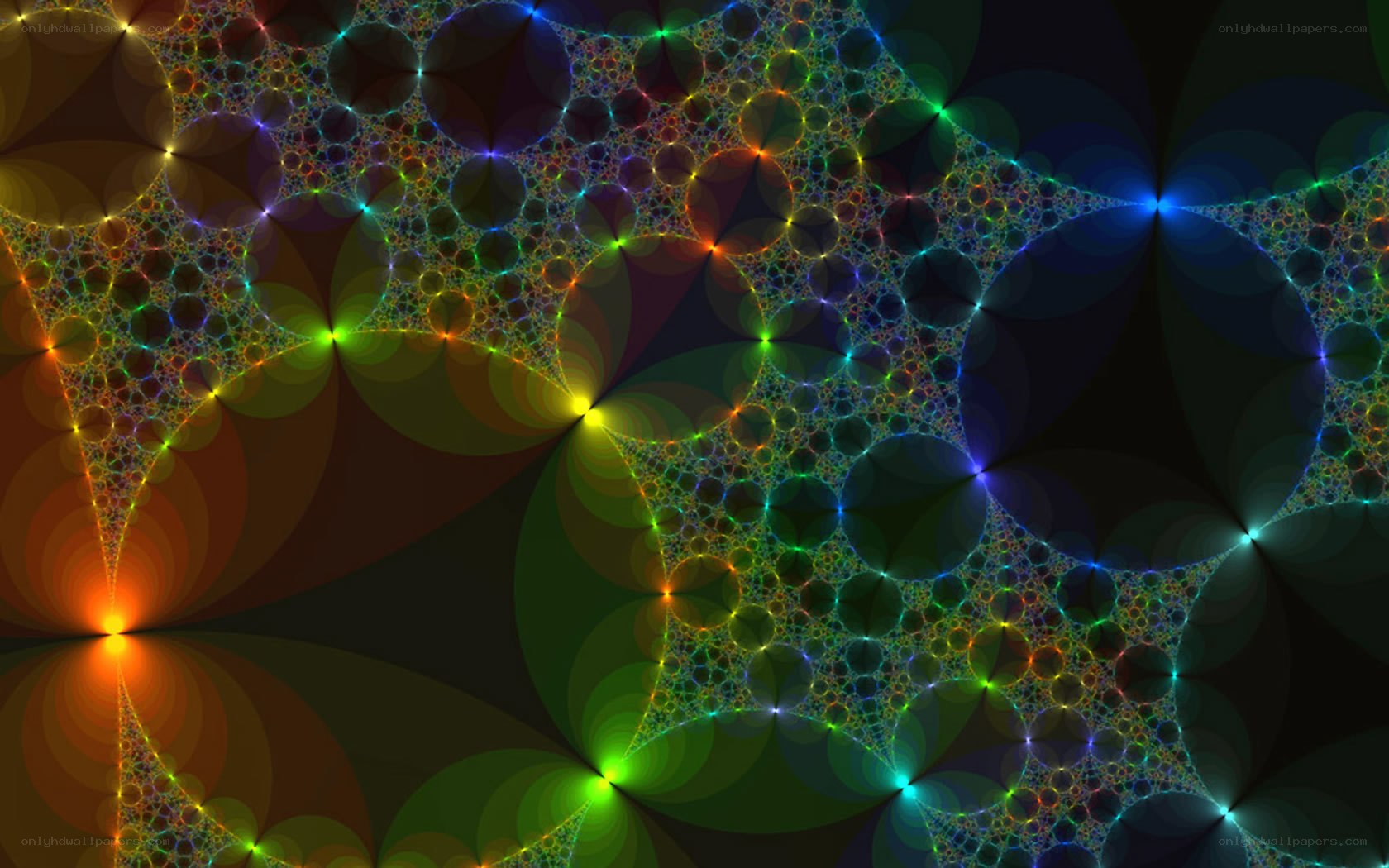 Colorful fractal pattern