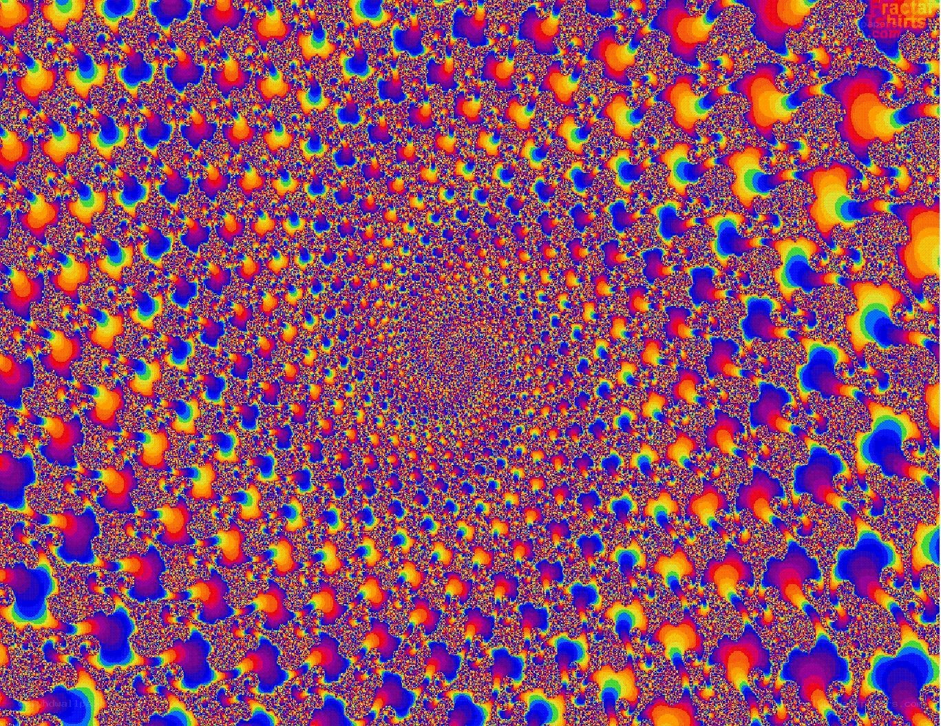 Colorful fractal pattern
