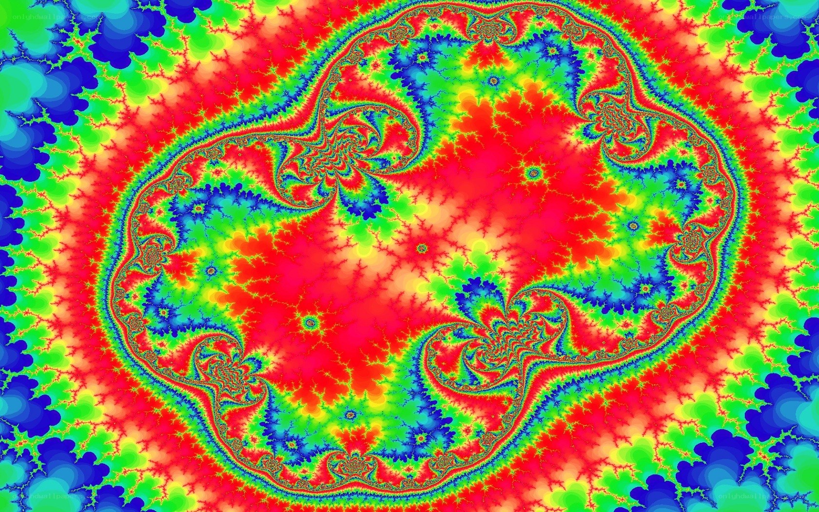 Colorful fractal pattern