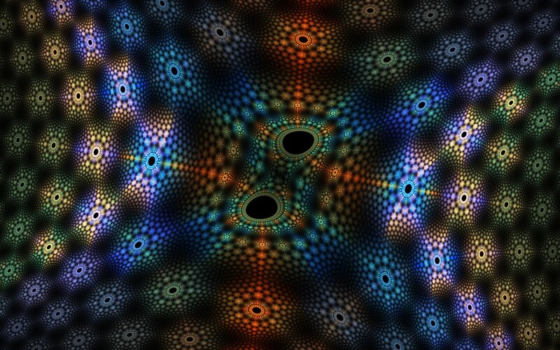 Colorful fractal pattern