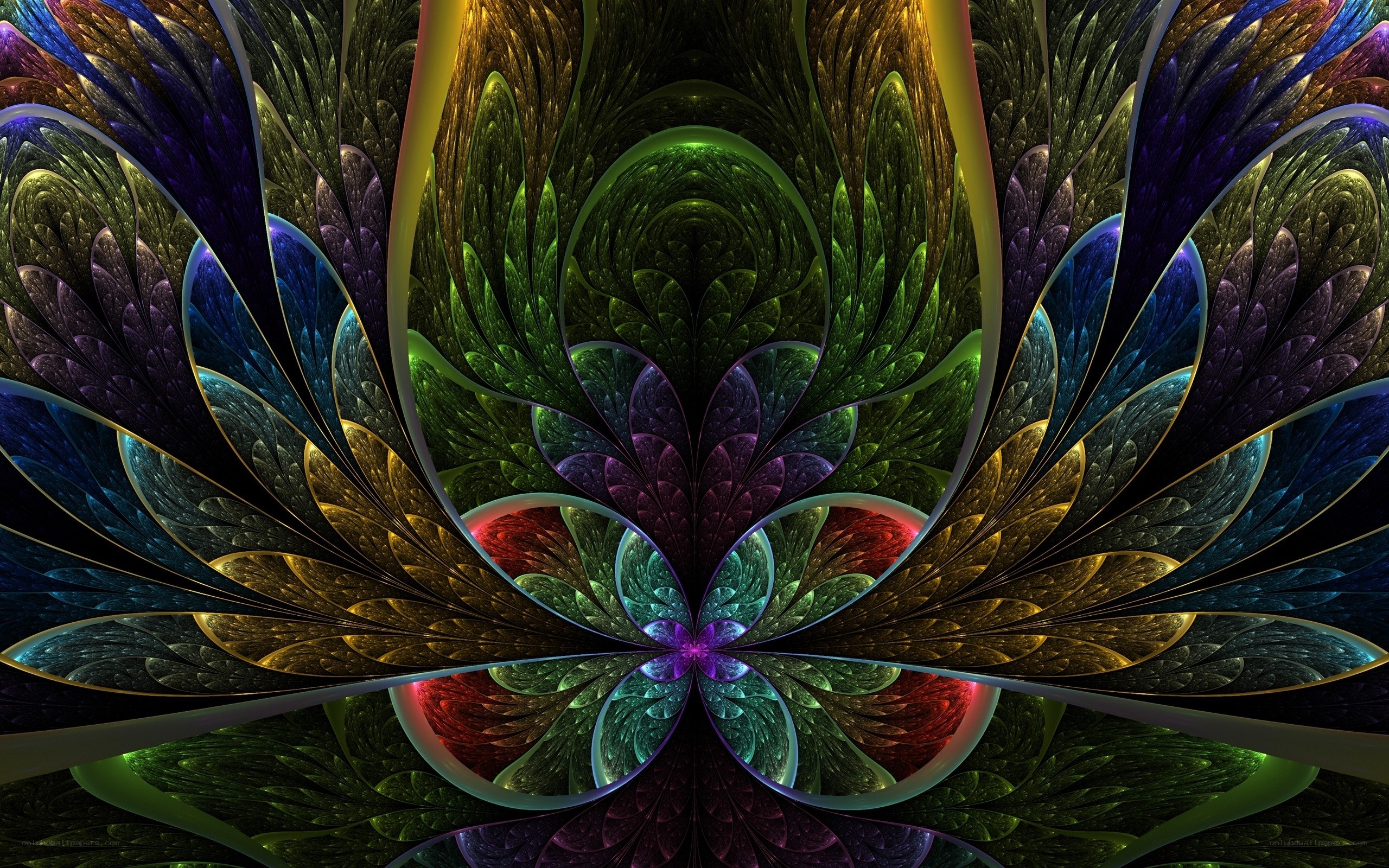 Colorful fractal pattern