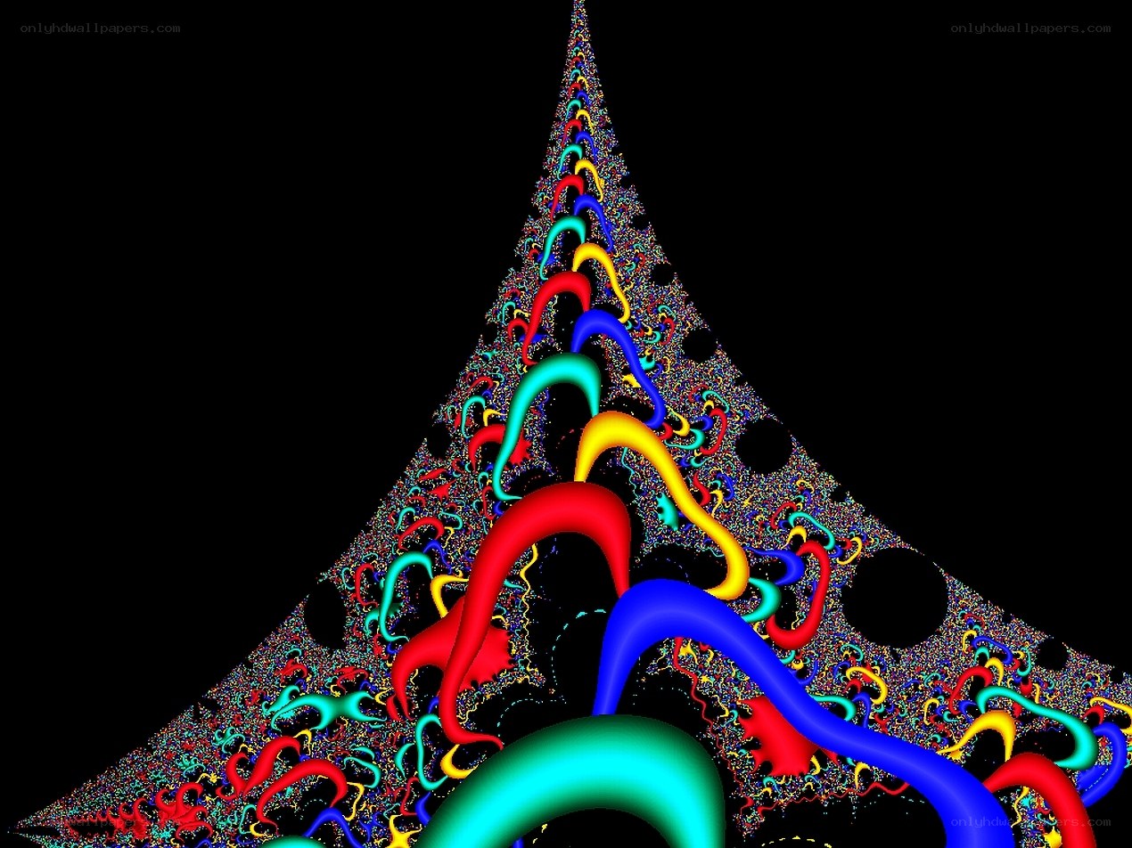 Colorful fractal pattern