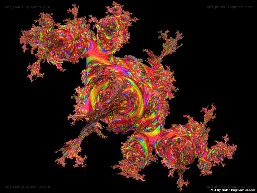 Colorful fractal pattern