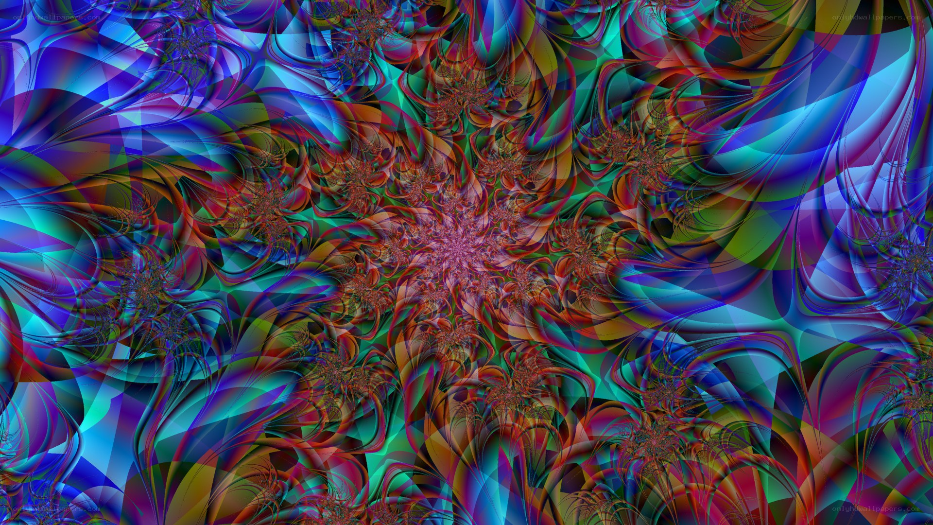 colorful fractal pattern