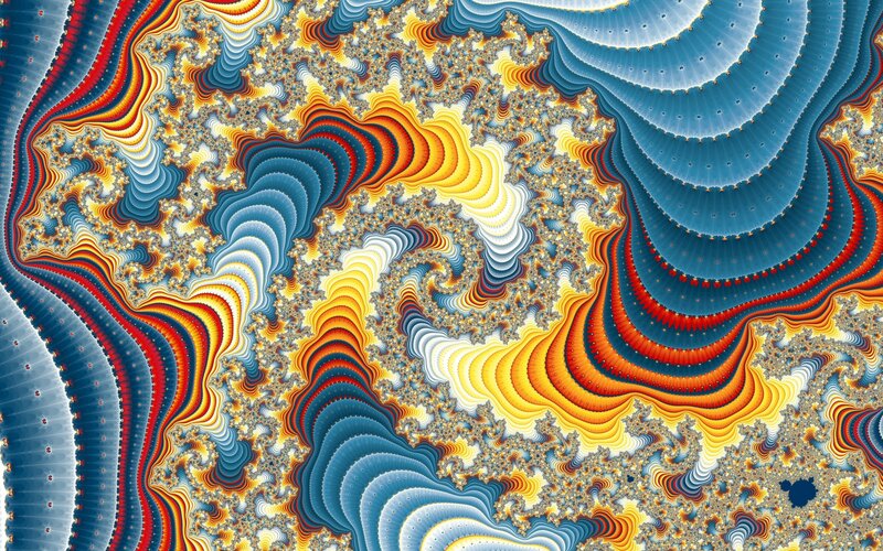 Colorful fractal pattern