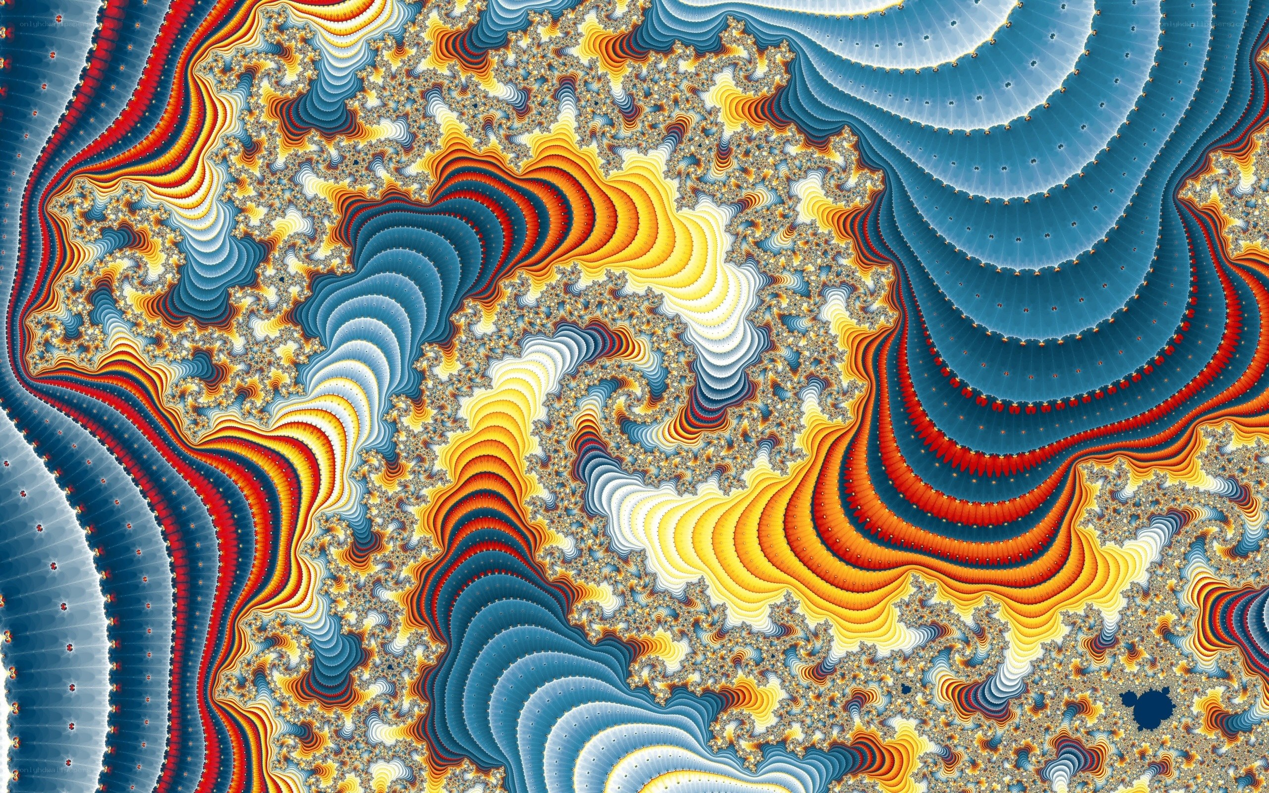 Colorful fractal pattern