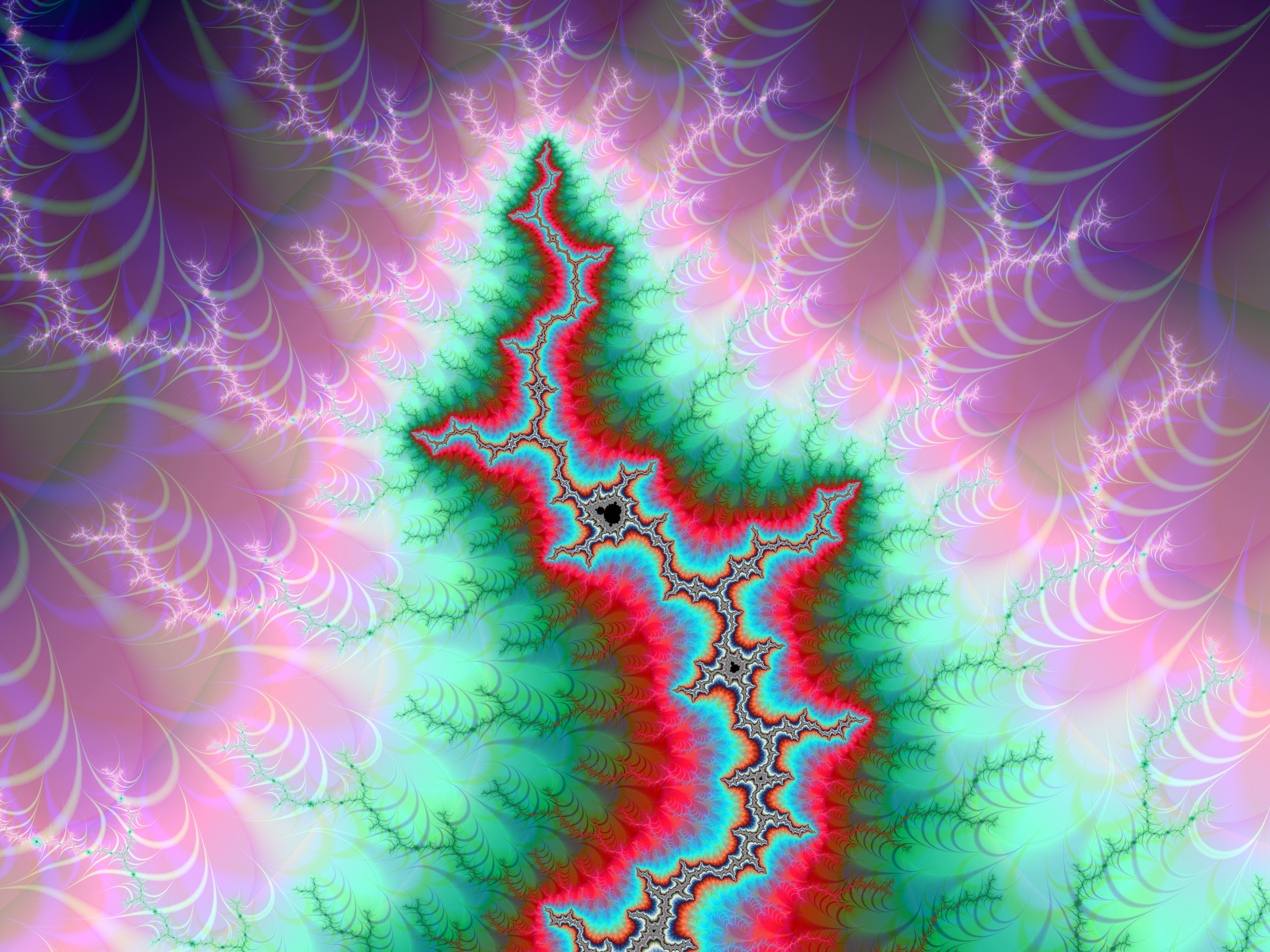 Colorful fractal pattern