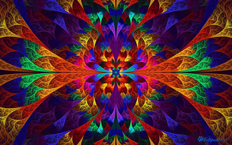 Colorful fractal pattern