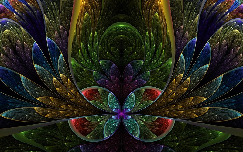 colorful fractal pattern