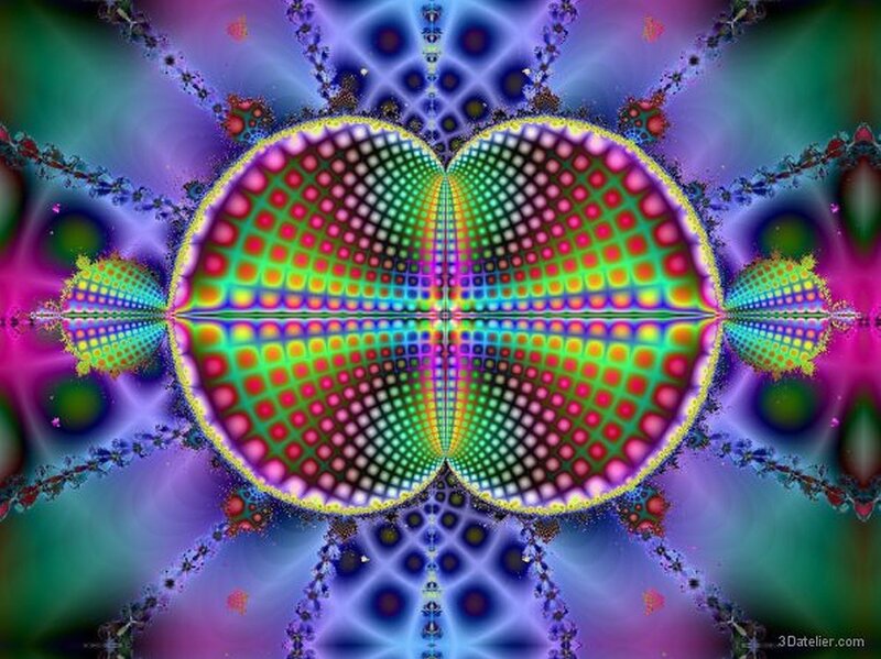 Colorful fractal pattern
