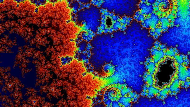 Colorful fractal pattern