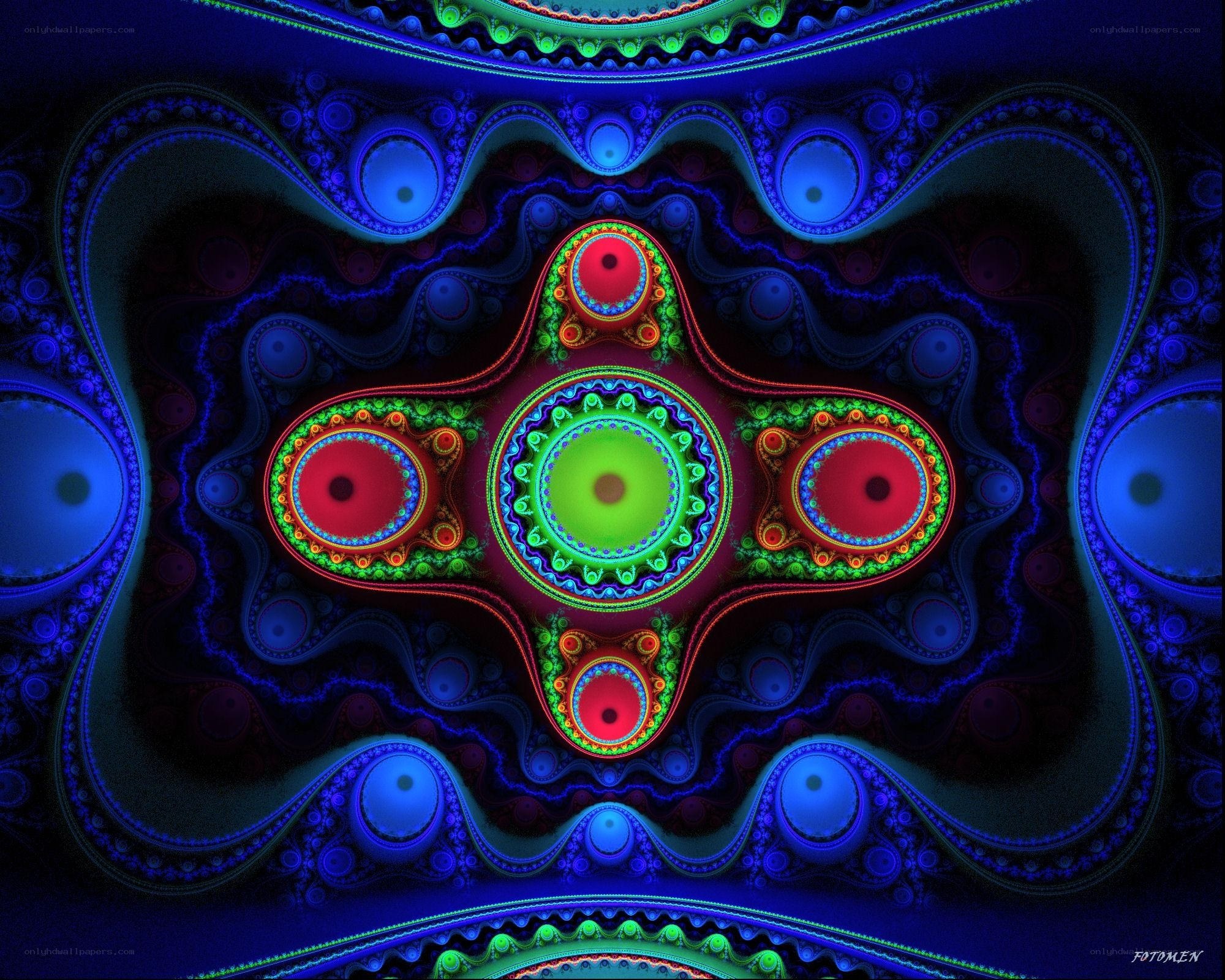 Colorful fractal pattern
