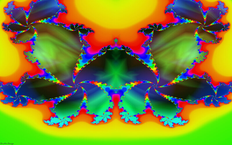 Colorful fractal pattern