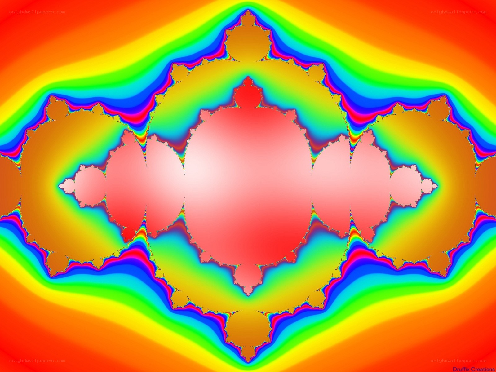 Colorful fractal pattern
