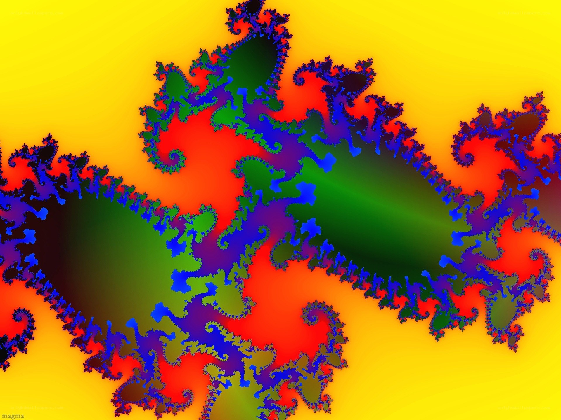 Colorful fractal pattern
