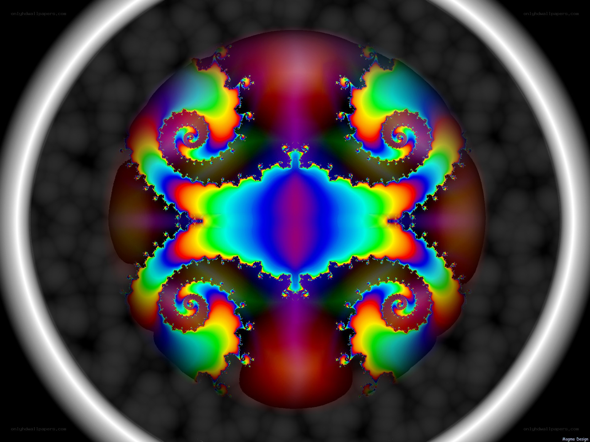 Colorful fractal pattern