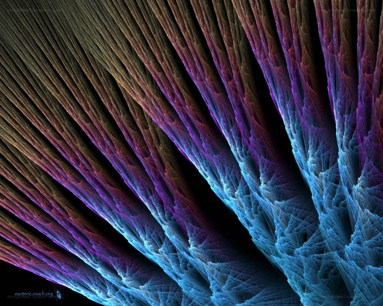 Colorful fractal pattern