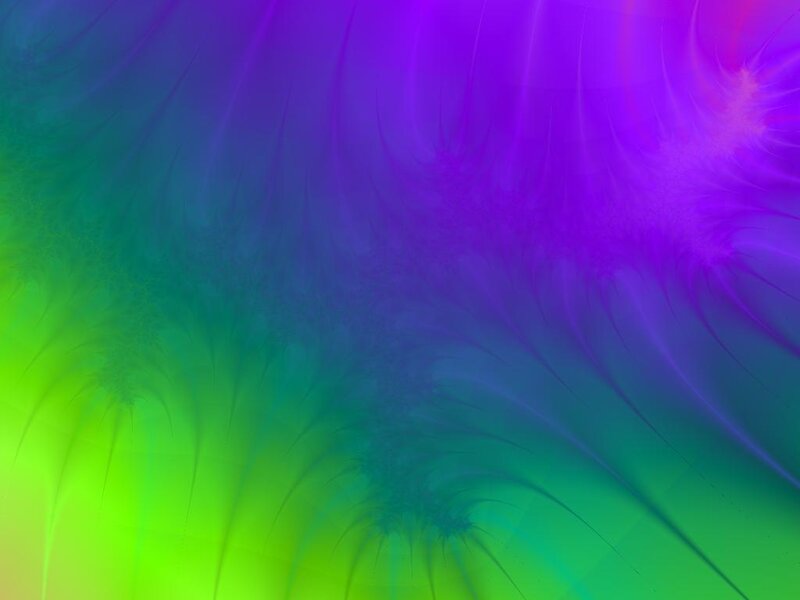 Colorful Fractal Pattern — Green, Vibrant, Abstract, Gradient