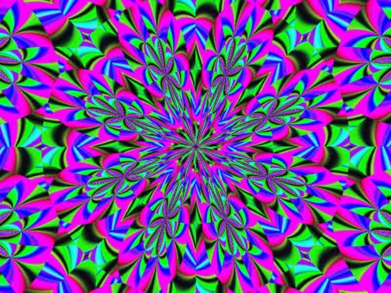 Colorful Fractal Pattern — Pink, Hypnotic, Abstract, Colors