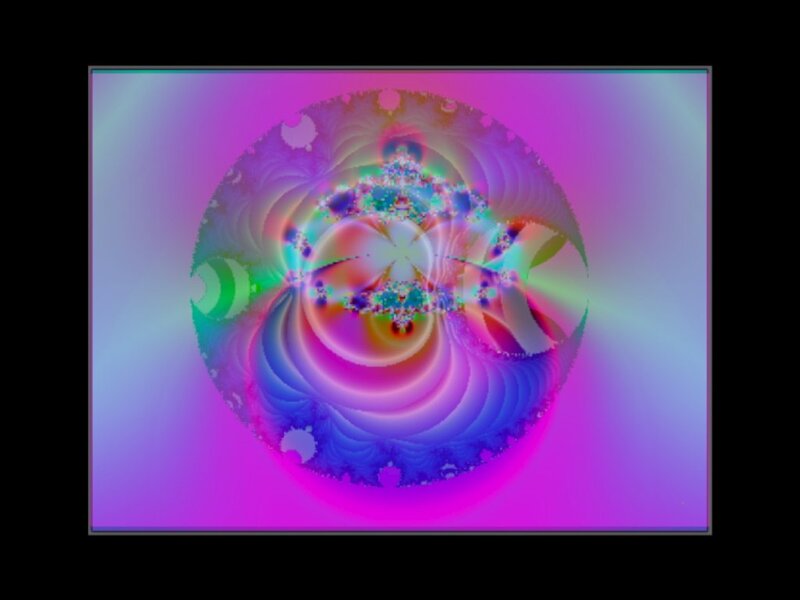 Colorful Fractal Pattern — Purple, Hypnotic, Abstract, Spirals, Colors