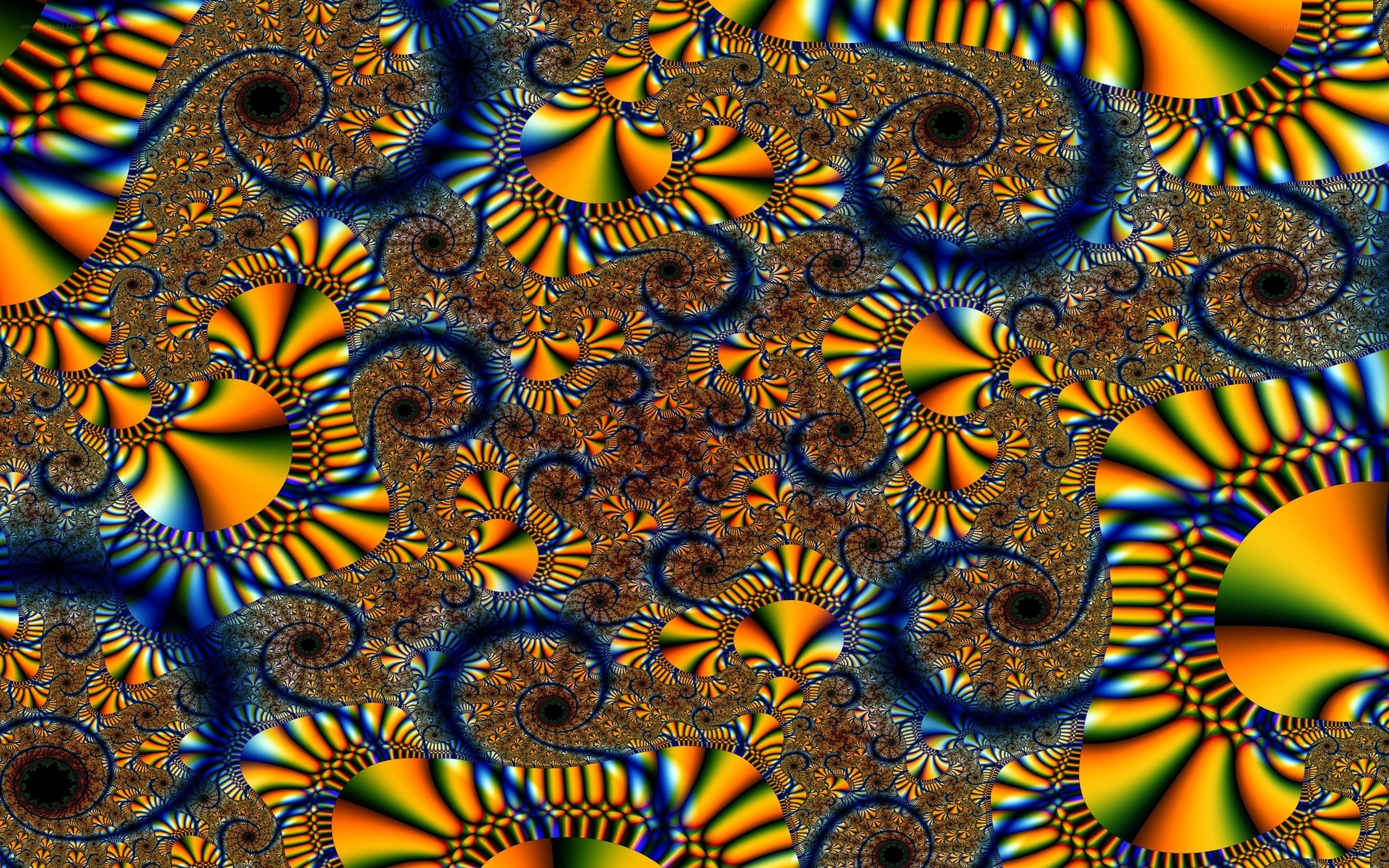 Colorful fractal pattern